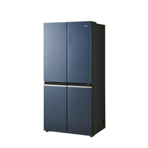 ハイアール JRGX47B 冷蔵庫 ブルーイッシュグレー JR-GX47B(H) [幅83cm /470L /4ドア /観音開きタイプ /2025年]