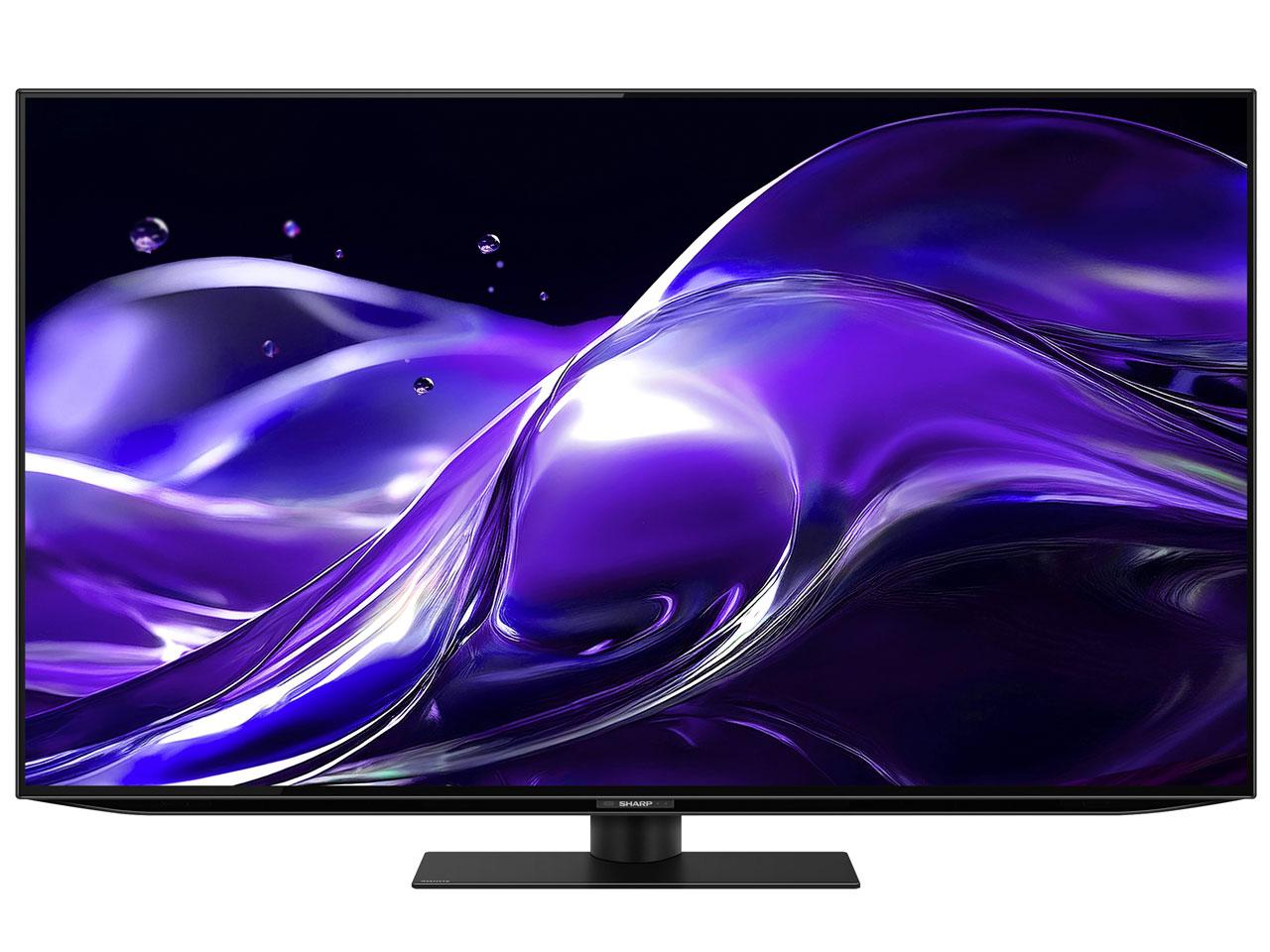 SHARP シャープ 4TC48HQ2 有機ELテレビ AQUOS 4T-C48HQ2 [48V型 /Bluetooth対応 /4K対応 /BS・CS 4Kチューナー内蔵 /YouTube対応]