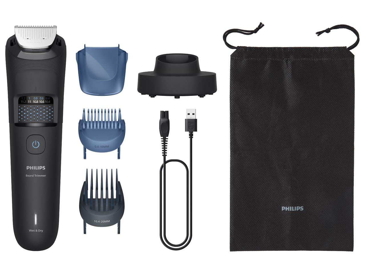 PHILIPPS フィリップス BT578015 フィリップス ヒゲトリマー 5000シリーズ フィリップス マットブラック BT5780/15