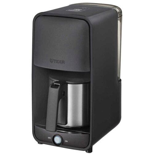 TIGER タイガー魔法瓶 タイガー魔法瓶 ADC-G060KM コーヒーメーカー 2段階濃度調節 食洗機対応 0.81L マットブラック(ADC-G060)