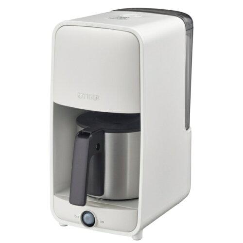 TIGER タイガー魔法瓶 タイガー魔法瓶 ADC-G060WU コーヒーメーカー 2段階濃度調節 食洗機対応 0.81L アーバンホワイト(ADC-G060)
