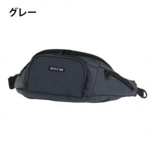 優美社産業 KINOU1698 ウエストバッグ ((約)縦12.5×横37.0×マチ8.0cm/ハイイロ) 1698-01