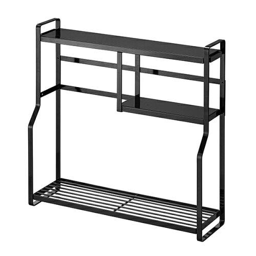 Sink Side Racks - 山崎実業 5235 コンロサイドラック タワー ブラック (5235 8190)