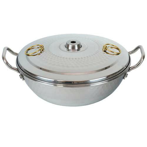 Shabu-Shabu Pots - 和平フレイズ 匠丈膳 蓋付しゃぶしゃぶ鍋 26cm RB-2848 (1026511)【入数:12】