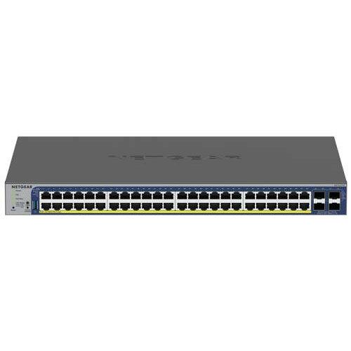 Layer 2 Switch - NETGEAR ネットギア GS752TXP ギガ48ポート SFP+x4 PoE+対応スマートクラウドスイッチ(GS752TXP-300JPS)