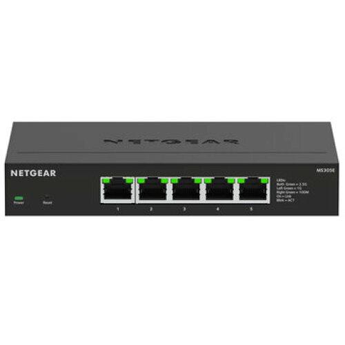 NETGEAR ネットギア MS305E マルチギガ(2.5G)5ポート アンマネージ・プラススイッ...