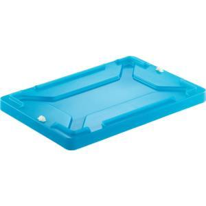 Rakuten - DICプラスチック DIC エコシリーズF型コンテナ蓋(ロック付) 外寸:W423XD288XH36.5 クリアブルー (FFRECOCBL 8536)