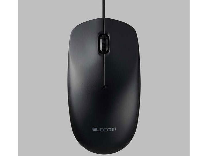 Optical Mouse - ELECOM エレコム 有線光学式マウス/法人向け/Type-C/3ボタン(M-K8URCBK)