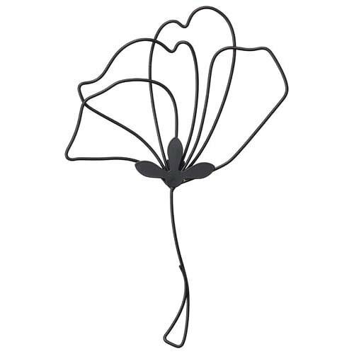 セトクラフト(Seto Craft) セトクラフト ウォールデコ 花 凛 ブラック S24-0693-BK (1944451)