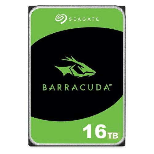 シーゲイト BarraCuda HDD(Helium)3.5inch SATA 6Gb/s 16TB 7200RPM 512MB 512E/4KN(ST16000DM001)
