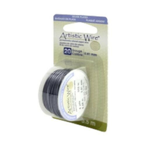 Wire and Cable Specialties Artistic Wire(アーティスティックワイヤー) ヘマタイト 0.81mm×約5.5m 20 (1601572)