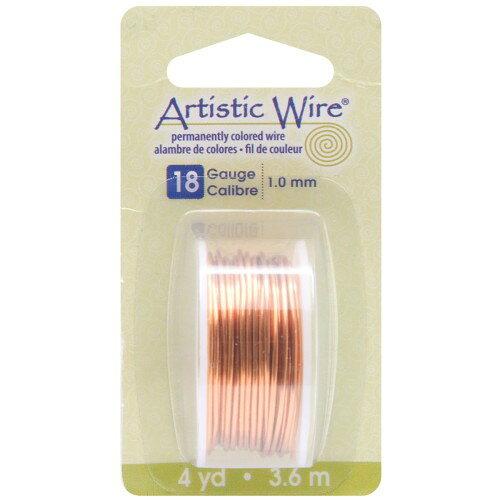 Wire and Cable Specialties Artistic Wire(アーティスティックワイヤー) ナチュラル 1.0mm×約3.7m 18 (1601544)