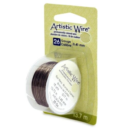 Wire and Cable Specialties Artistic Wire(アーティスティックワイヤー) アンティークブラス 0.4mm×約13.7m 26 (1601562)