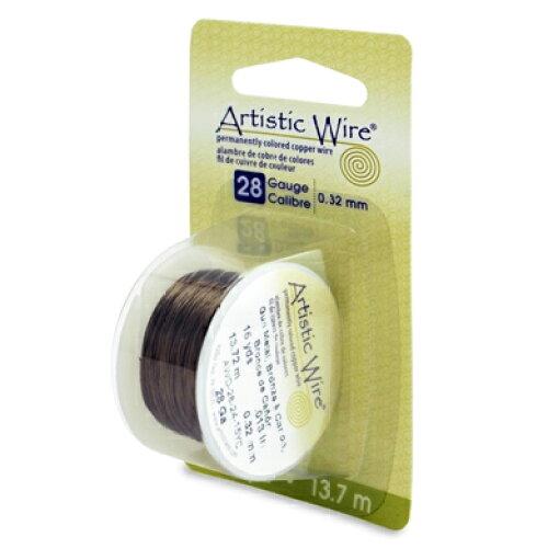Wire and Cable Specialties Artistic Wire(アーティスティックワイヤー) アンティークブラス 0.3mm×約13.7m 28 (1601563)