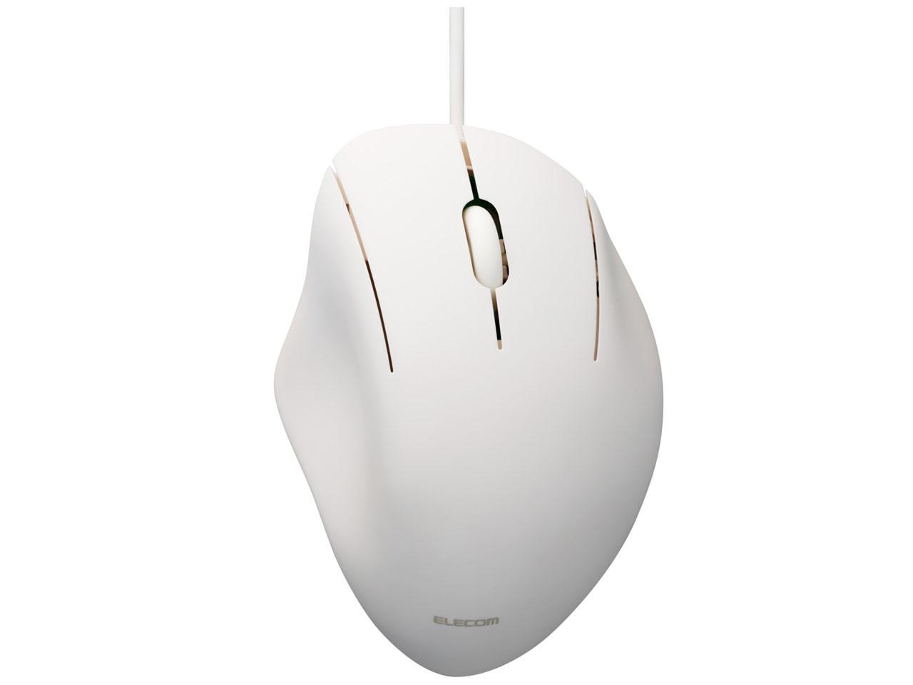 ELECOM エレコム マウス/有線/3ボタン/Mサイズ/抗菌/静音/ホワイト(M-SH10UBSKWH)