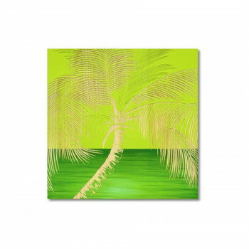 ユーパワー ウッド スカルプチャー アート「パーム ツリー」 GR+NP SA-15089 (1819596)