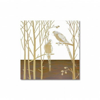 ユーパワー ウッド スカルプチャー アート「パロット オン ザ ツリー」 WH+NP SA-15096 (1819577)