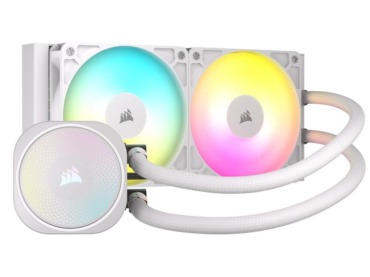 コルセア 簡易水冷CPUクーラー NAUTILUS 240 RS ARGB White