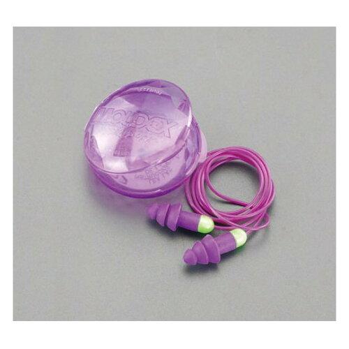 エスコ 耳栓(コード付・ケース付) EA800VM-14 1pk