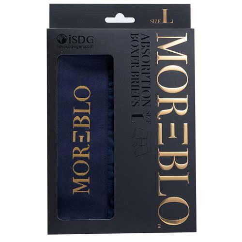 医食同源ドットコム 軽失禁パンツ MOREBLO(モアブロ) 紳士用 L ネイビー 499553 U0901 (2161263)
