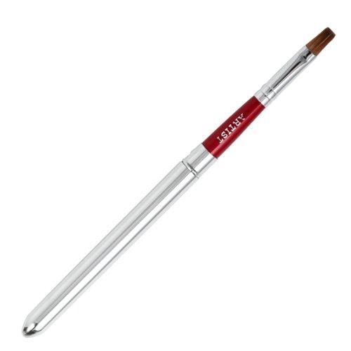 永豊堂 朱軸(短軸) 携帯リップブラシ ARTIST赤 (6817bq)