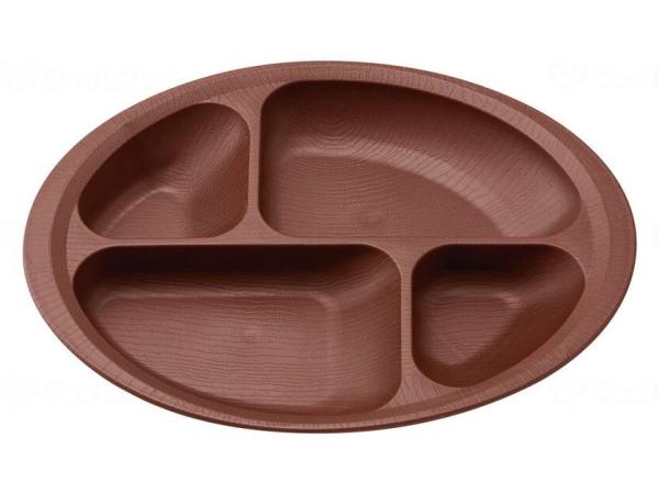 スケーター(SKATER) 木目すくいやすい仕切りプレート NLPS1B ブラウン 515107 E1591 (2161012)