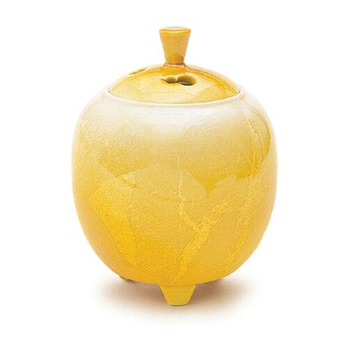 日本香堂 香炉 銀彩イエロー(小) 九谷焼 79352 (2165296)