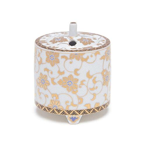 日本香堂 香炉 白粒 切立型 九谷焼 79503 (2165495)