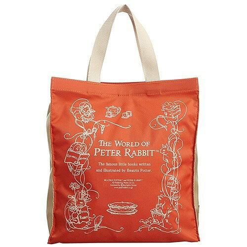 Shopping Bags, Ecology Bags - 優美社産業 優美社 0646-00 (ピーターラビット(TM)) スクエア型トートバッグ(S) オレンジ (1888507)