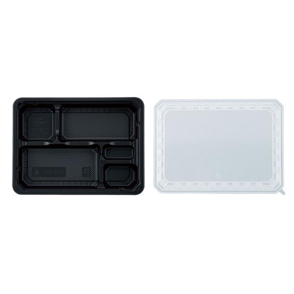 アヅミ産業 ワンウェイ 耐熱お弁当容器 EW-500(蓋付・50セット入)【XAZ5901】