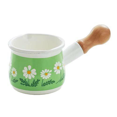 Rakuten - タマハシ(TAMAHASHI) 豊琺瑯 アデリアレトロ ホーロープチミルクパン「野ばな」 ADR-12 (1810646)