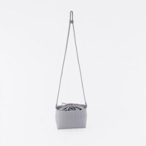 樂天商城 - 志成販売 メルカド ウーヴン ショルダーバッグ グレー 108272GY (2191355)