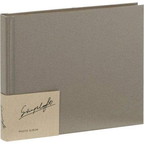 ナカバヤシ アSPTMBN simplaft(シンプラフト) フォトアルバム プラコート台紙(クラフト) ミニサイズ(グレー) アSPTMBN
