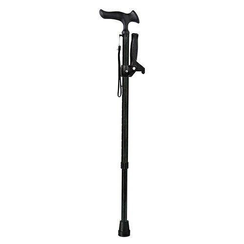 フジホーム ステッキ 杖 かるがもオム 補助グリップ付 ストライプ (受注生産品) WB3932 (1814922)