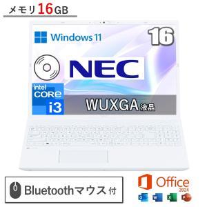 NEC 日本電気 PC-SE122ACA1-4 NEC LAVIE Smart N16 SE122/ACA1-4 Windows 11 Home 16.0〜16.9型（インチ） Core i3 メモリ16GB SSD 256GB 1920×1200 Webカメラ有り Bluetooth v5.3 Office有り ホワイト系