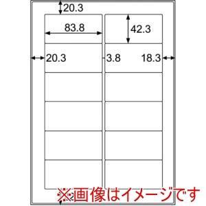 ヒサゴ 屋外用ラベル 油面・粗い面対応 A4 12面 ラベルサイズ83.8×42.3mm 10シート入(KLPAB861S)
