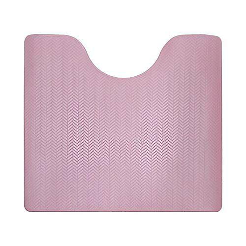 ズボラ 拭ける トイレ足元マット ピンク 約55×60×0.5cm ヨコズナクリエーション (2...