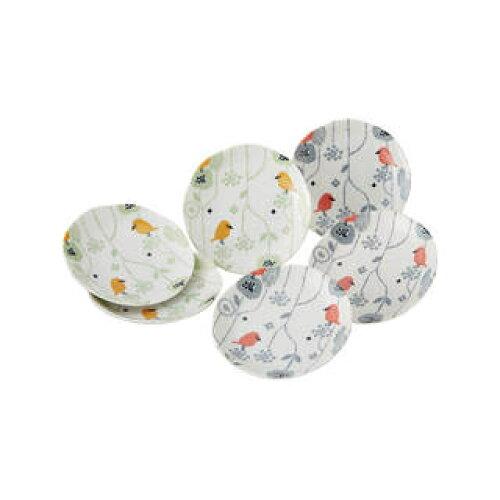 作山窯 coco.a 〈小鳥〉 デザートプレート6P T-2015913029
