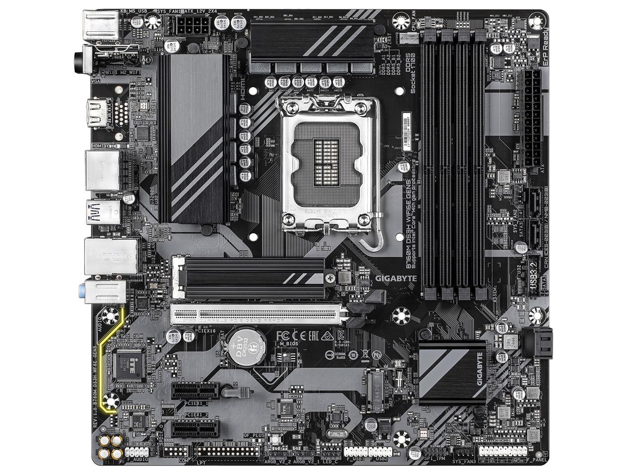 GIGABYTE B760M DS3H WF6E GEN5