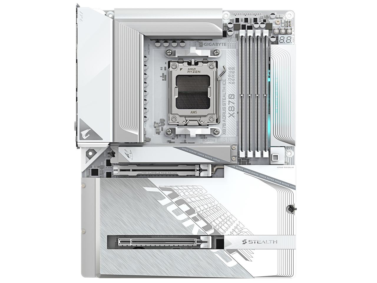 GIGABYTE X870 A STEALTH ICE