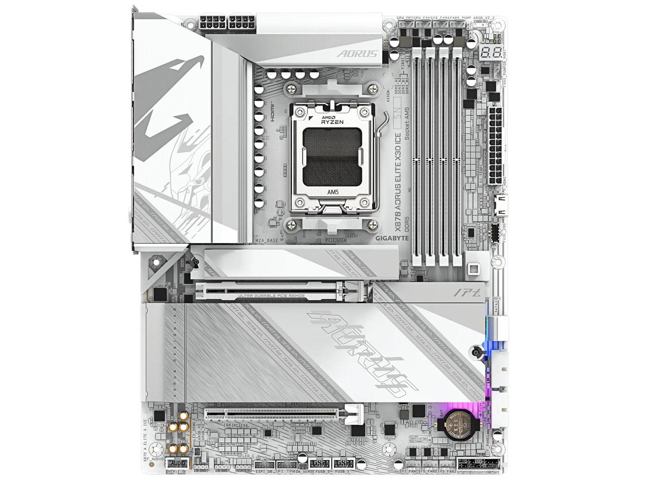 GIGABYTE X870 A ELITE X ICE