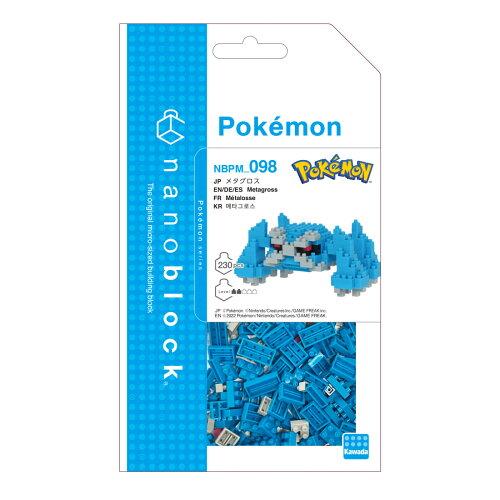 カワダ NBPM_098 ナノブロック ポケットモンスター メタグロス