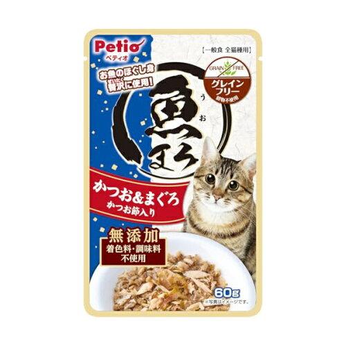 ペティオ (Petio) [ペティオ]魚まろ かつお＆まぐろ かつお節入り 60g (-)
