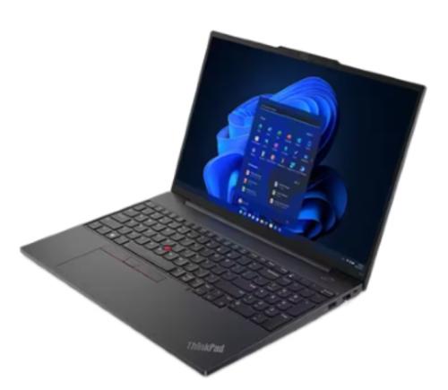 LENOVO レノボ 21JUS5HB00 Lenovo ThinkPad E16 Gen 1 AMD Windows 11 Pro 16.0〜16.9型（インチ） Ryzen メモリ24GB SSD 512GB 1920×1200 Webカメラ有り Bluetooth v5.3 Office無し 1.6〜2.0kg ブラック系