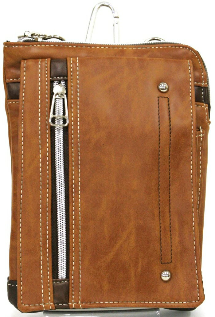 Body Bags - 優美社産業 優美社 1729-00 キュービックコア (キュービックコア) ウエストバッグ ブラウン (1888545)