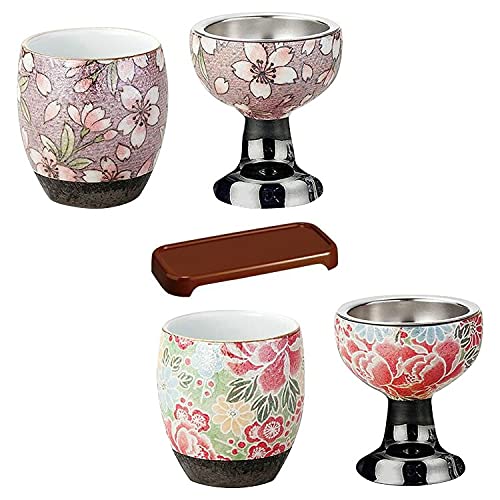 COMOLIFE コモライフ 有田焼 茶湯器・仏器セット(膳付き) 桜ろまん (1095263)