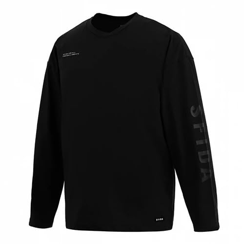 Men'S Wear - SFIDA(スフィーダ) SOFT_DRY_ロングスリーブトップス (SA25104) [色 : BLK] [サイズ : XL]