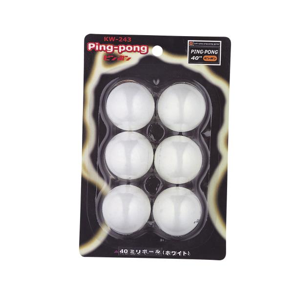 Balls - カワセ BD 卓球ボールラージ 6P ホワイト