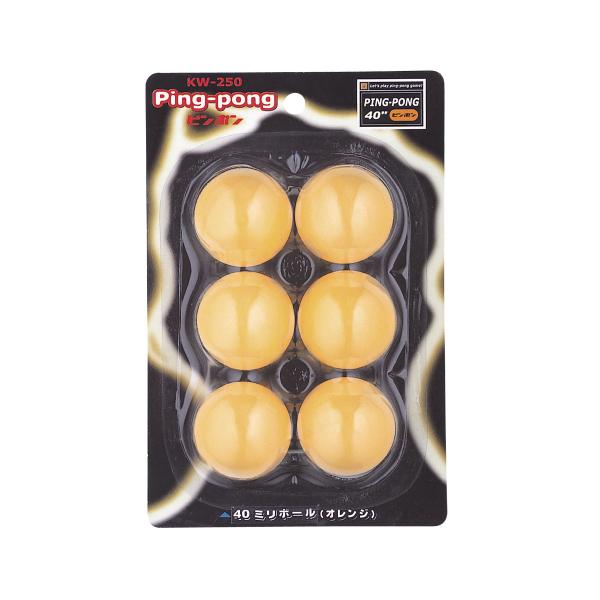 Balls - カワセ BD 卓球ボールラージ 6P オレンジ
