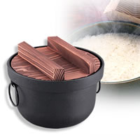 池永鉄工 美味しいご飯 鉄釜 3合用 (be5658)